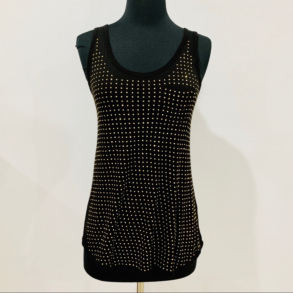 ROBIN K Studded Tank Top